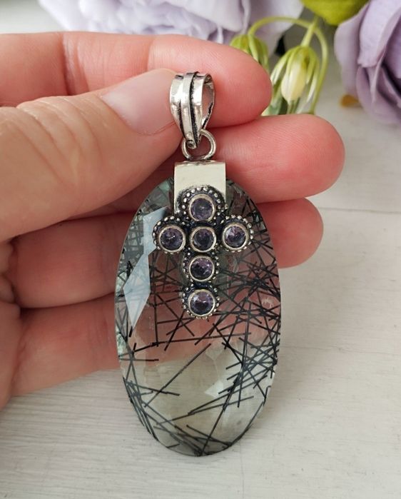 Драгоценные украшения серебро натуральные камни индийский изумруд