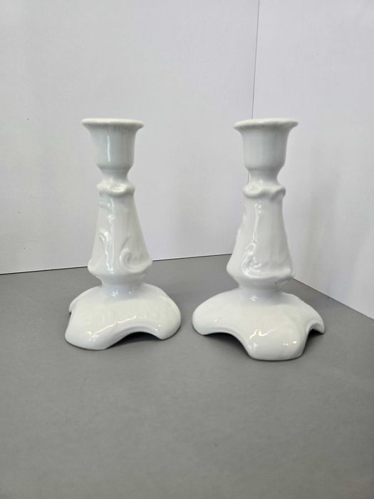 Świeczniki porcelanowe Rococo Ćmielów?