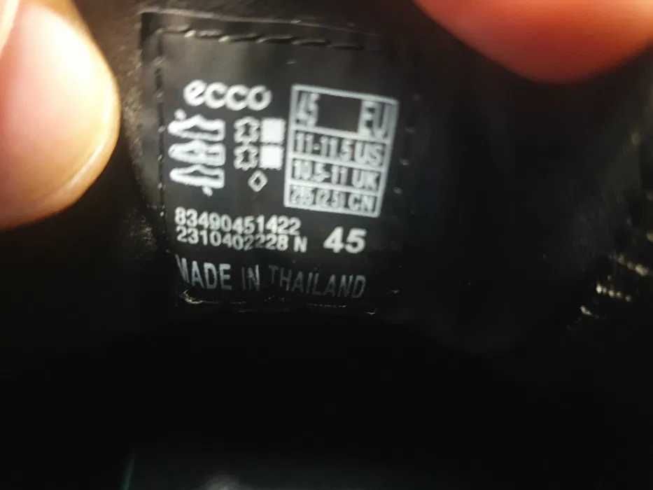 Buty męskie sneakersy czarne  Ecco ATH-1FM  45 EU  28,5 CM