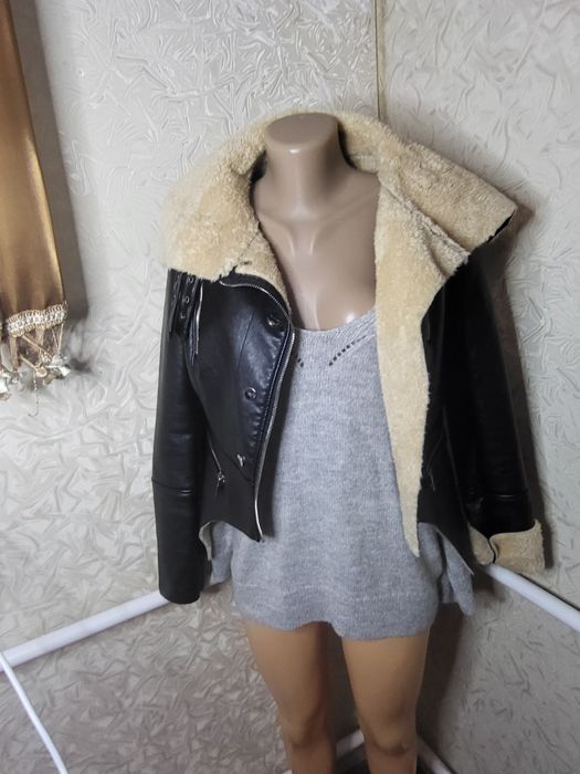 Преміум | італійська шкіряна дублянка Paccia | m