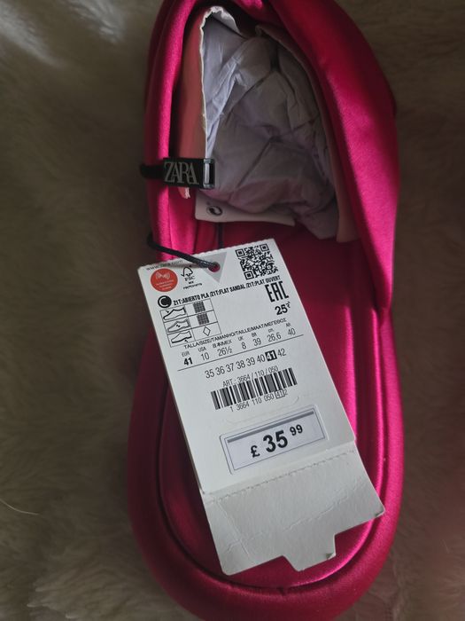 Zara шлепки р.41 и другие
