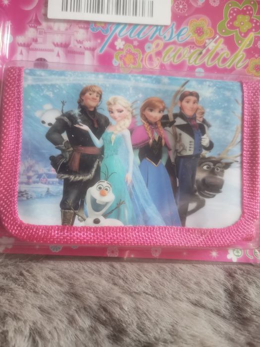 Frozen! Conjunto de relógio e carteira
