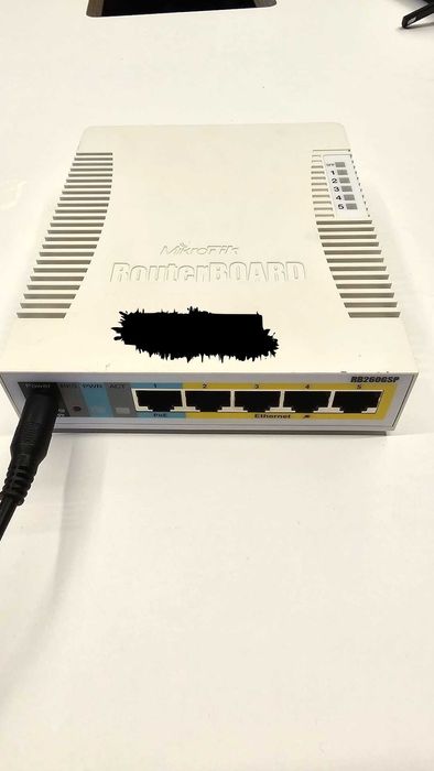 MikroTik RB260GSP – Gigabitowy Switch 5-portowy z PoE