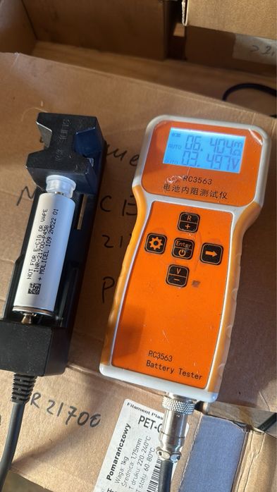 Ogniwo wysokoprądowe Molicel P45b 45A 21700, li-ion bateria liion 40t