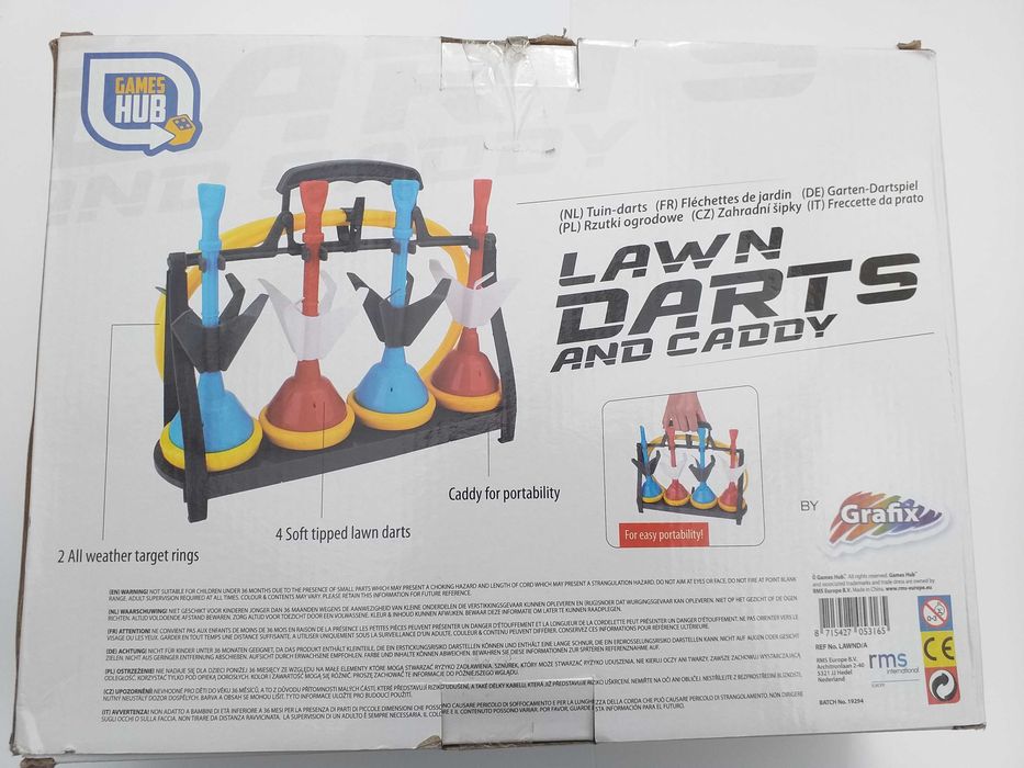 Rzutki ogrodowe - Lawn Darts and Caddy
