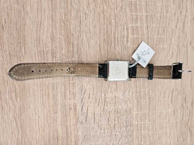 Elegancki zegarek damski Sempre Reece Designs – czarny skórzany pasek