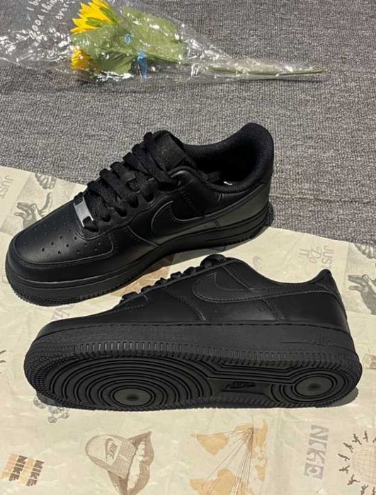 Nike AF1 07 Classic Czarne trampki R.45