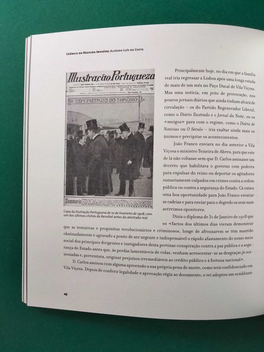 Crónica do Regicida Invisível Alfredo Luís da Costa - Paulo Barriga