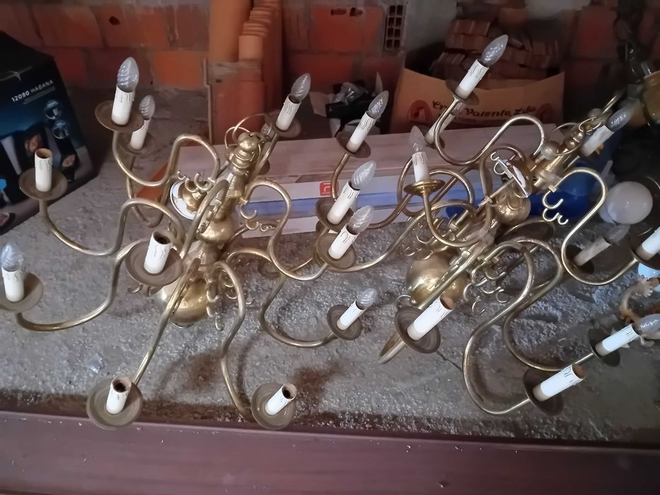 Candeeiros e apliques antigos - Baixa de preço