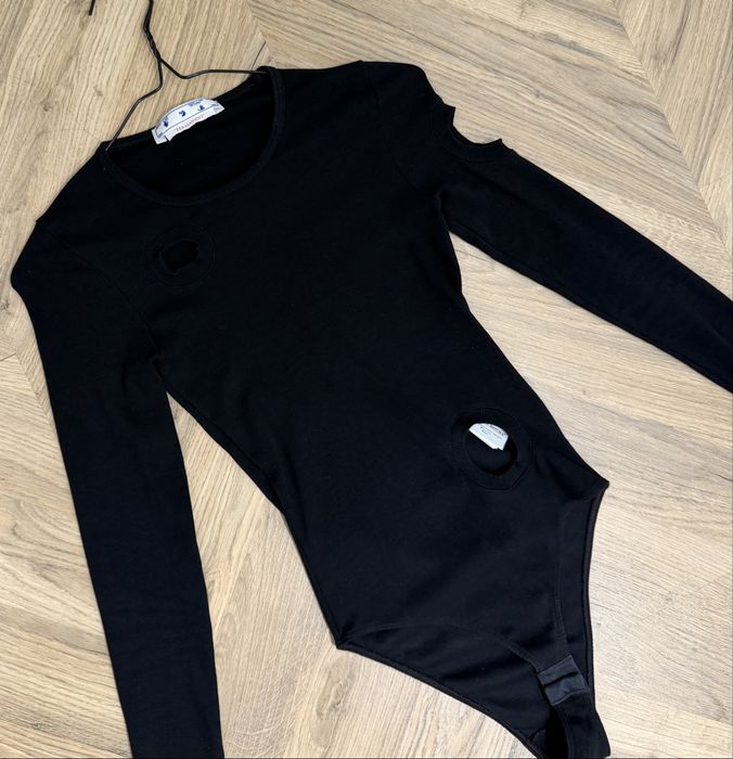 Чорний боді Off White