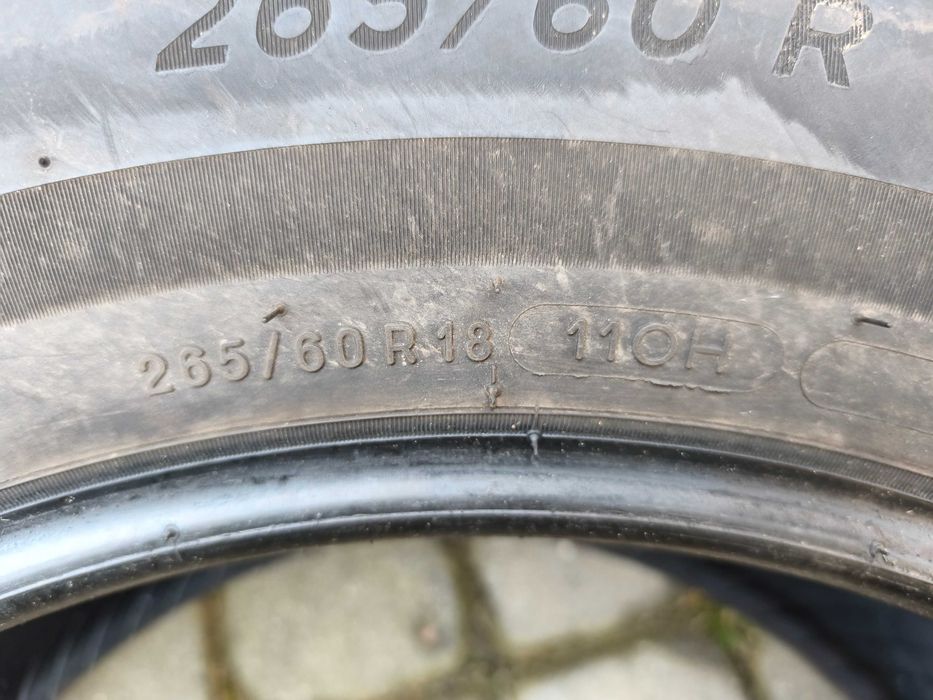 Opony Michelin CrossClimate  265/60 R18 4 sztuki