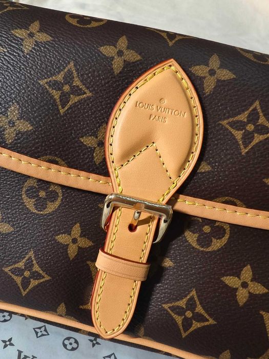 Nowy Torba LV Louis Vuitton Diane Satchel damski Brązowy