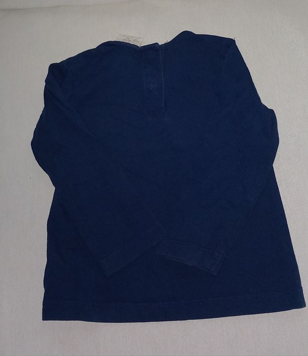 Blusa azul escura, tamanho 9-12 meses da zara 5€