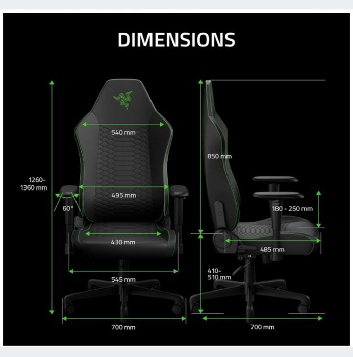 Fotel Razer Iskur V2 X czarny NewGen gamingowy