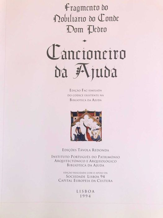 Edição Monumental do Cancioneiro da Ajuda
