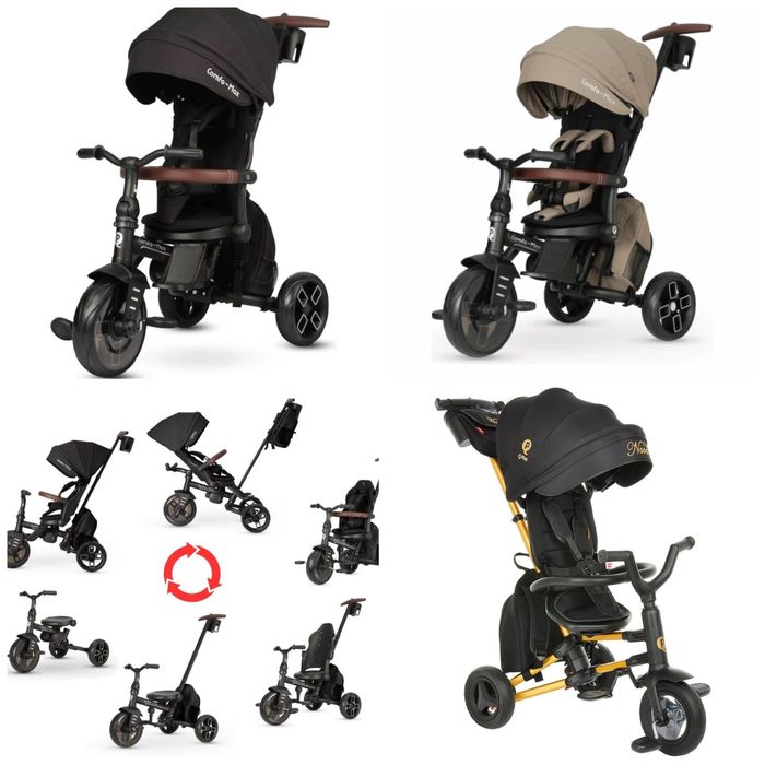 Триколісний велосипед Maraton з батьківською ручко Tri-cycle COMFO MAX