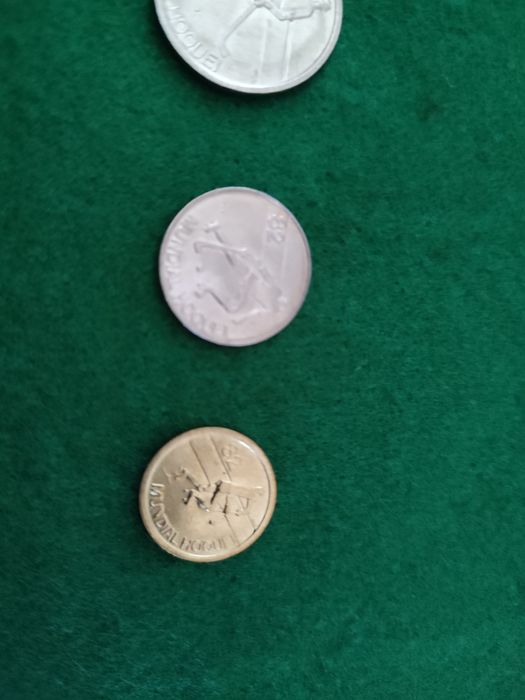 Moedas de escudo mundial Hóquei 1982