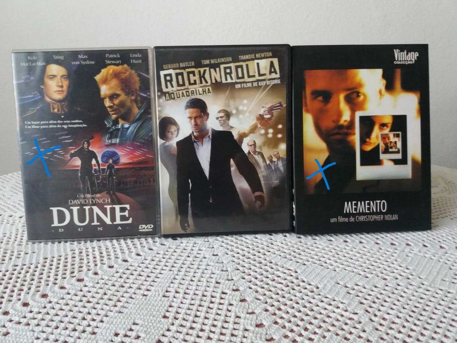 DVDs - Originais (alguns ainda selados), por 1 euro cada
