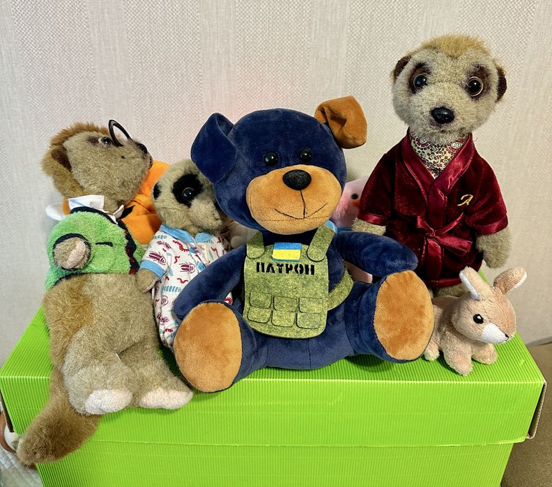Мягкие игрушки. Пес ПатронПеревертыши. Сурикаты.