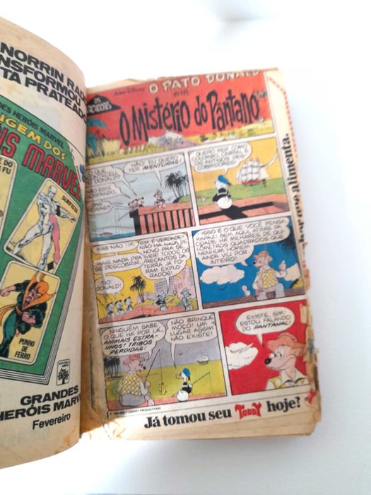 Livro Vintage de BD Disney Especialíssimo Número 5 Coleção Anos 80