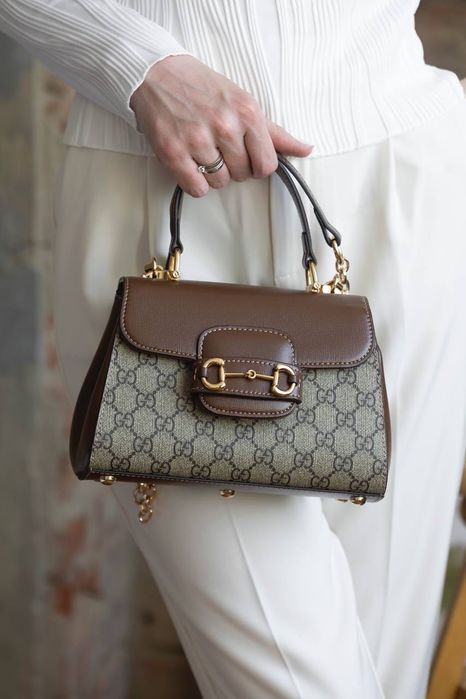 Сумка Gucci / сумочка гучі ґуччі бежева коричнева