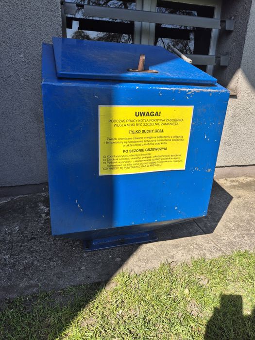 Zbiornik na ekogroszek firmy Janosz