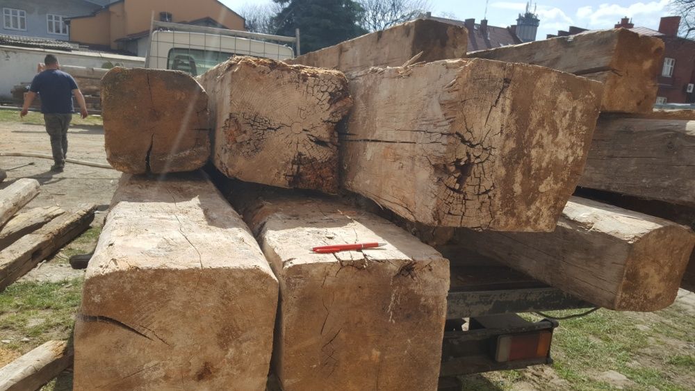 Rozbiórka , stodoła, skup drewna, stare belki, deski wymiana