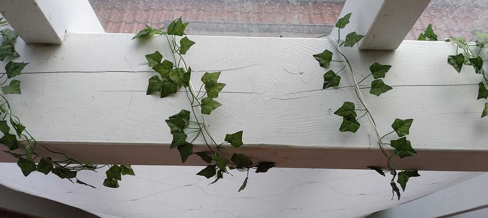 Sztuczny bluszcz 50 m na ścianę balkon taras dekoracja 50 metrów