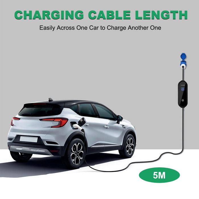 Зарядний пристрій IPENGEN 32A 7kW Type 2 Ev charger для електромобілів ЄВПОПА, регулювання струму 8-32A зарядка