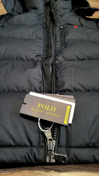 Kurtka puchowa Polo Ralph Lauren, NOWA, CZARNY