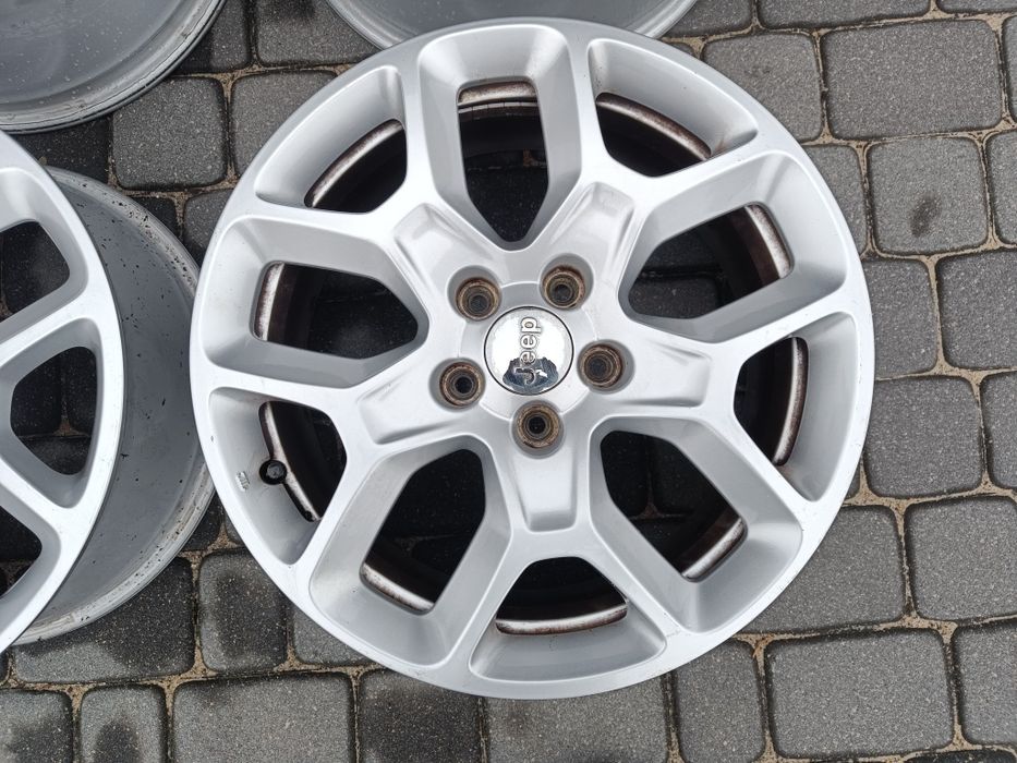 Felgi17 5*110 oryg Jeep Compas czujniki stan bdb kpl