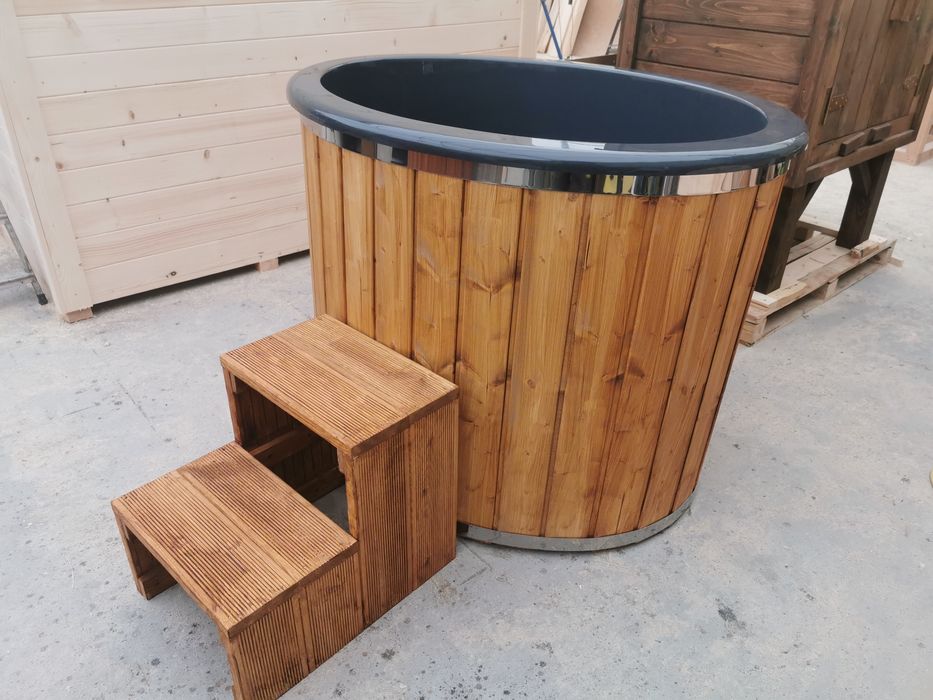 Beczka do schładzania po saunie, do morsowania laminat Owal wanna