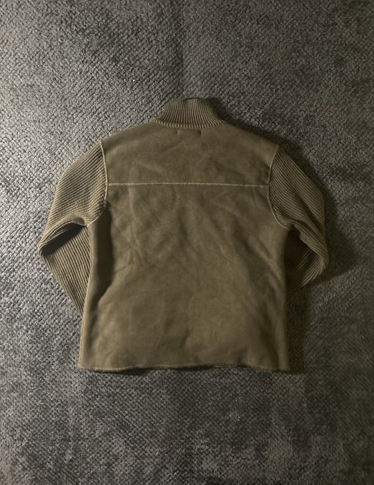 Elegancki góralski golf ocieplany futrem na suwak