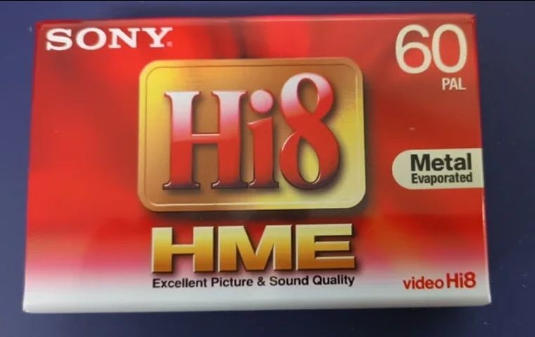 Cassete video hi8 Sony