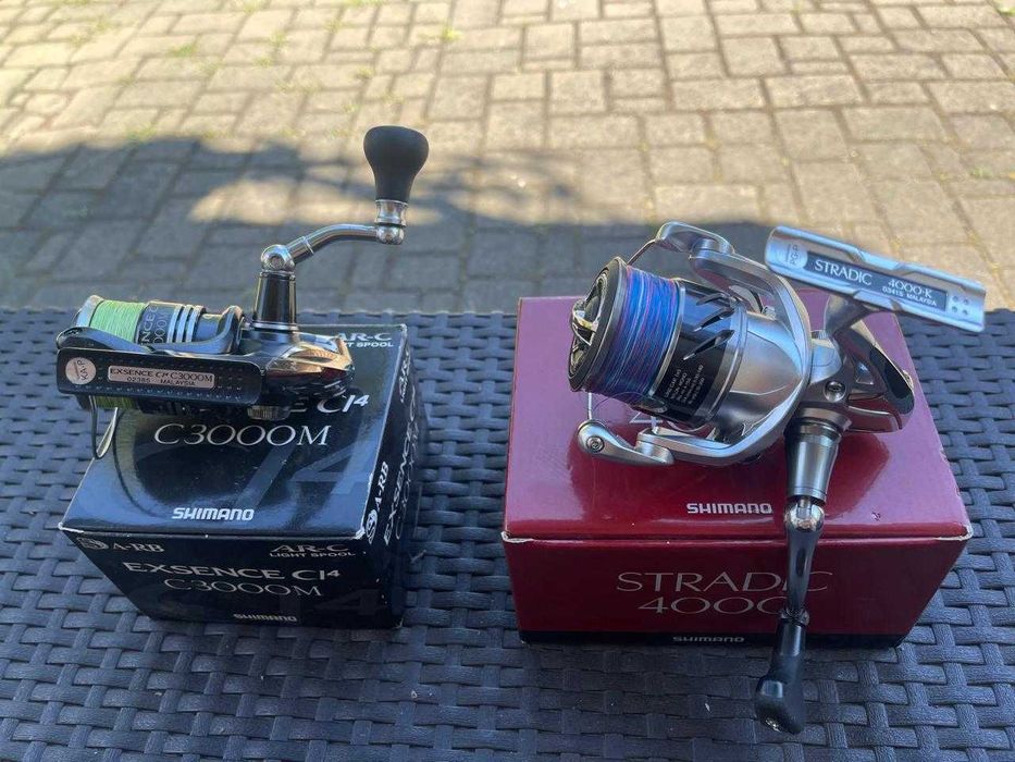 Shimano Exsence, Shimano Stradic, Daiwa Zillion TW HD