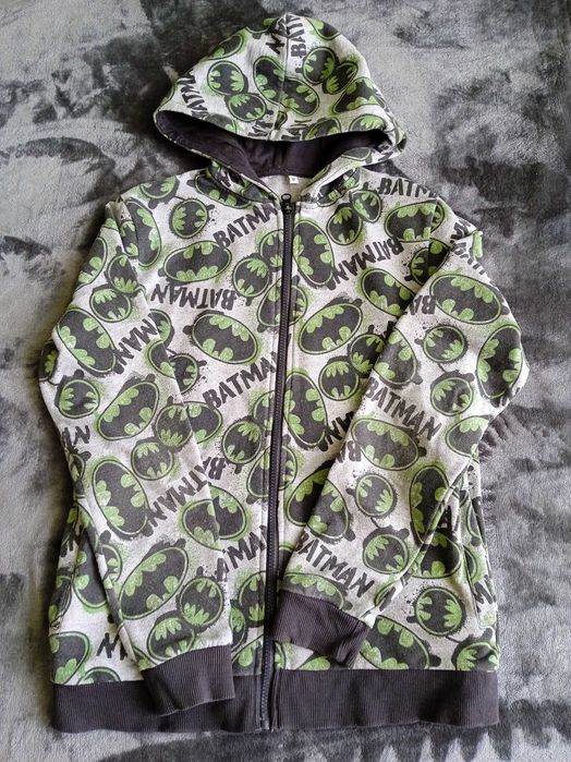 Bluza Batman z kapturem, kieszeniami, długim rękawem, Pepco,158/164 cm