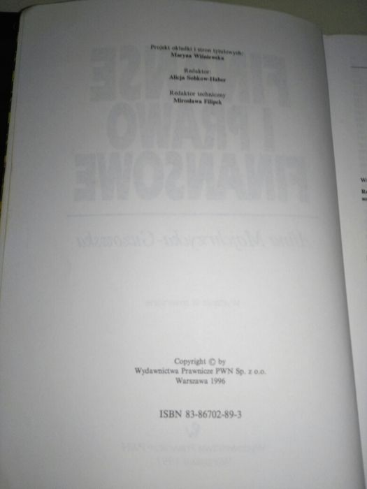 Finanse i prawo finansowe