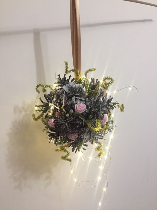 Новорічний декор, новогодний декор, новогодний шар украшение