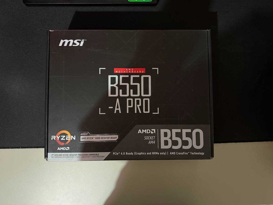RYZEN 5 5600 conjunto MSI B550 A PRO , DDR4 BALLISTIX 16GB