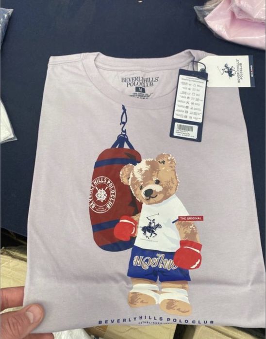 Футболка polo bear унісекс з ведмедем ralph lauren