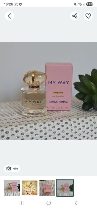 Armani my way sunny vanilla 7 ml miniaturka