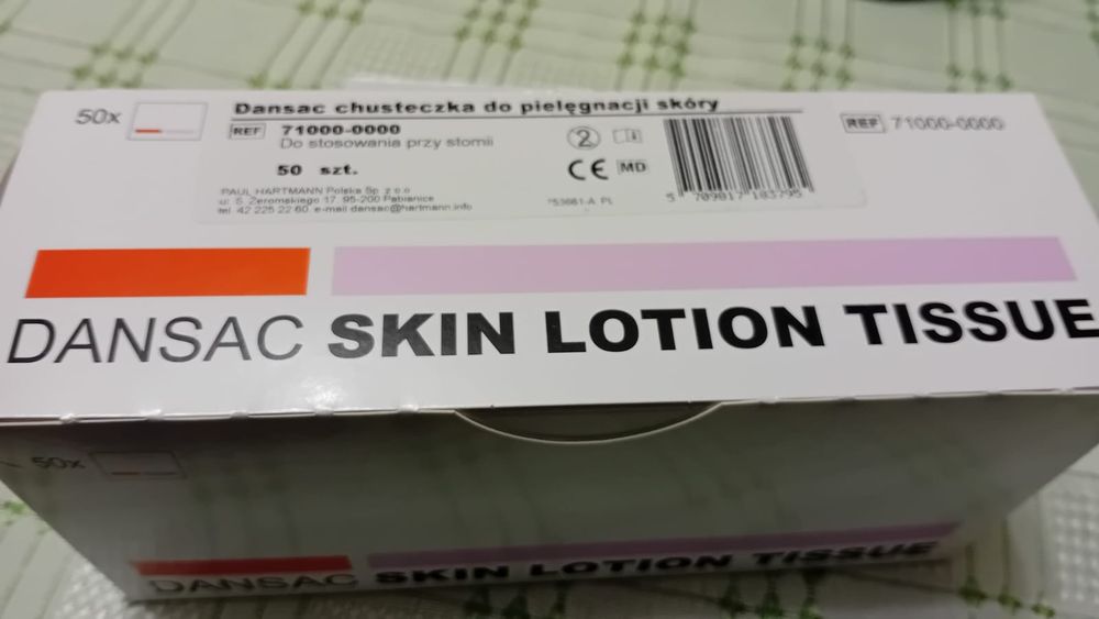 Dansac skin lioton tissue