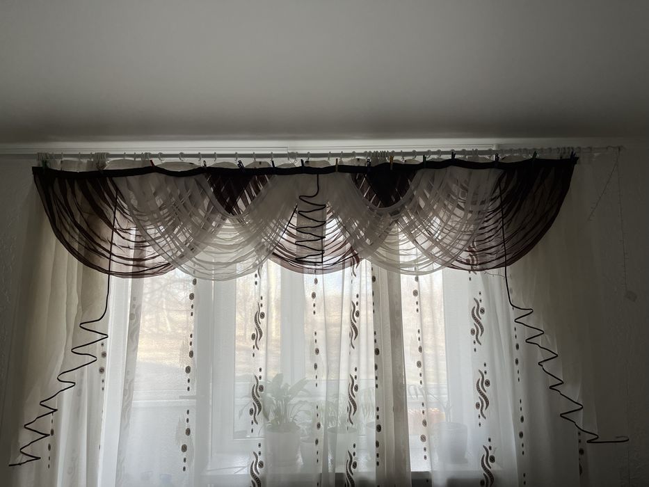 Ламбрекен 3 м Шифоновый ламбрекен Ламбрекен шифоновый трехметровый