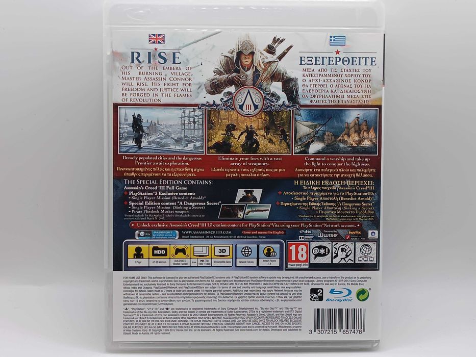 Gra PS3 PlayStation 3 Assasin's Creed 3