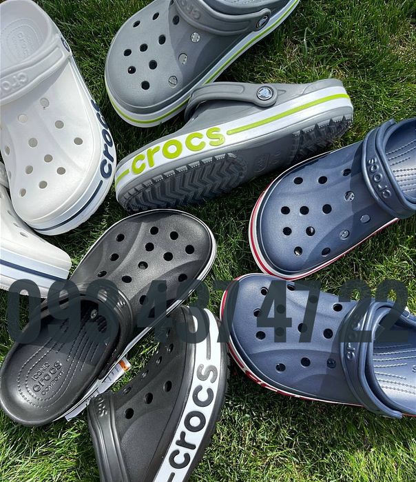 Крокси Сабо Унісекс Crocs Bayaband White Crocs Bayaband Clog