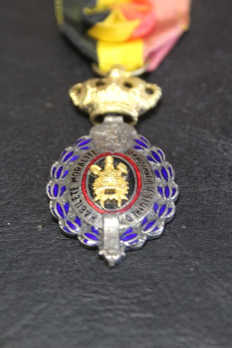 Bélgica - Medalha antiga de Mérito do Trabalho de 1ª Classe, anos 50.