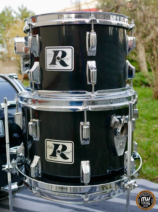 ‼️ Perkusja Rogers Big R 22", 12", 14" Black ‼️