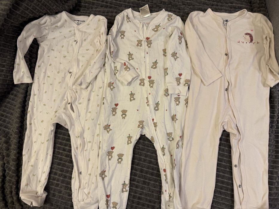 Pizamki pajacyki 92 dla dziewczynki