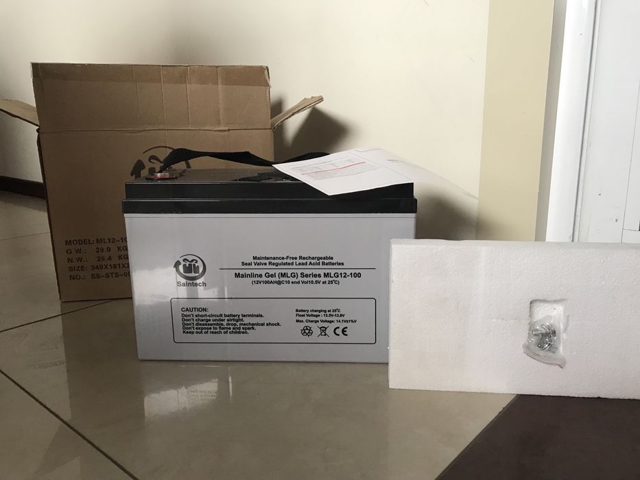 Гелевий акумулятор Saitech MLG12v-100Ah