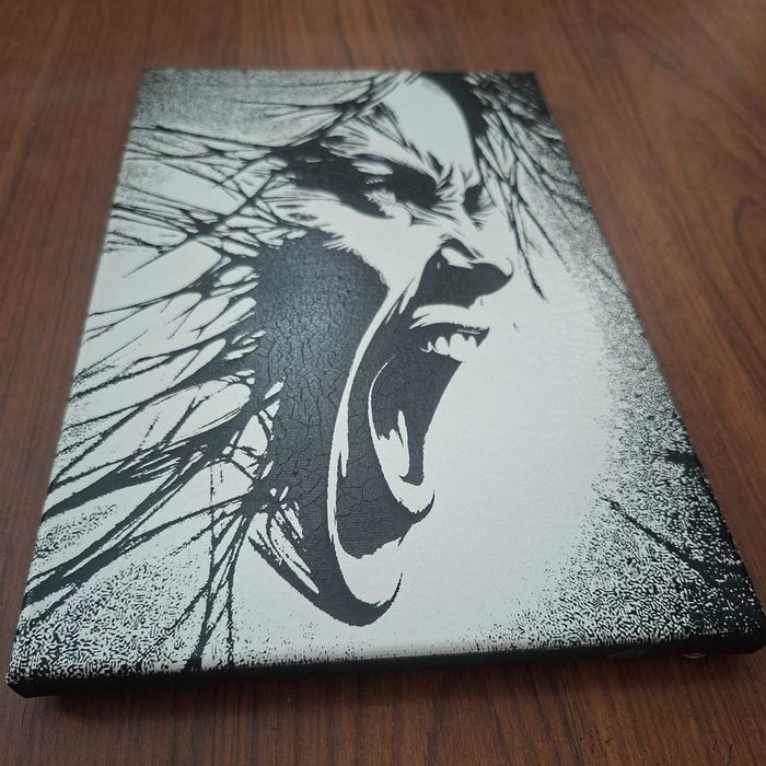 Obraz "Scream" 20cmx30cm Akryl